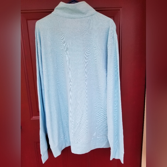 Mens Izod Saltwater 1/4 zip relaxed classics - Picture 4 of 5